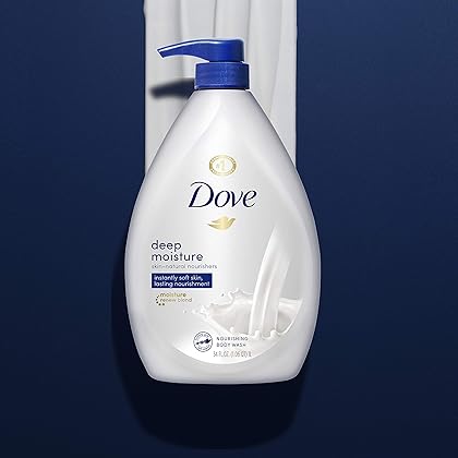 Dove Body Wash Pump For Dry Skin Deep Moisture Sulfate Free Moisturizing Bodywash 34 oz