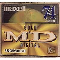 Maxell Md Gold 74 Recordable Mini Disc