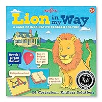 eeBoo: Lion in My Way Game, A Game of Imaginative Problem Solving, Educational Games That Cultivates Conversation, Socialization, and Skill-Building, Perfect for Ages 5 and up