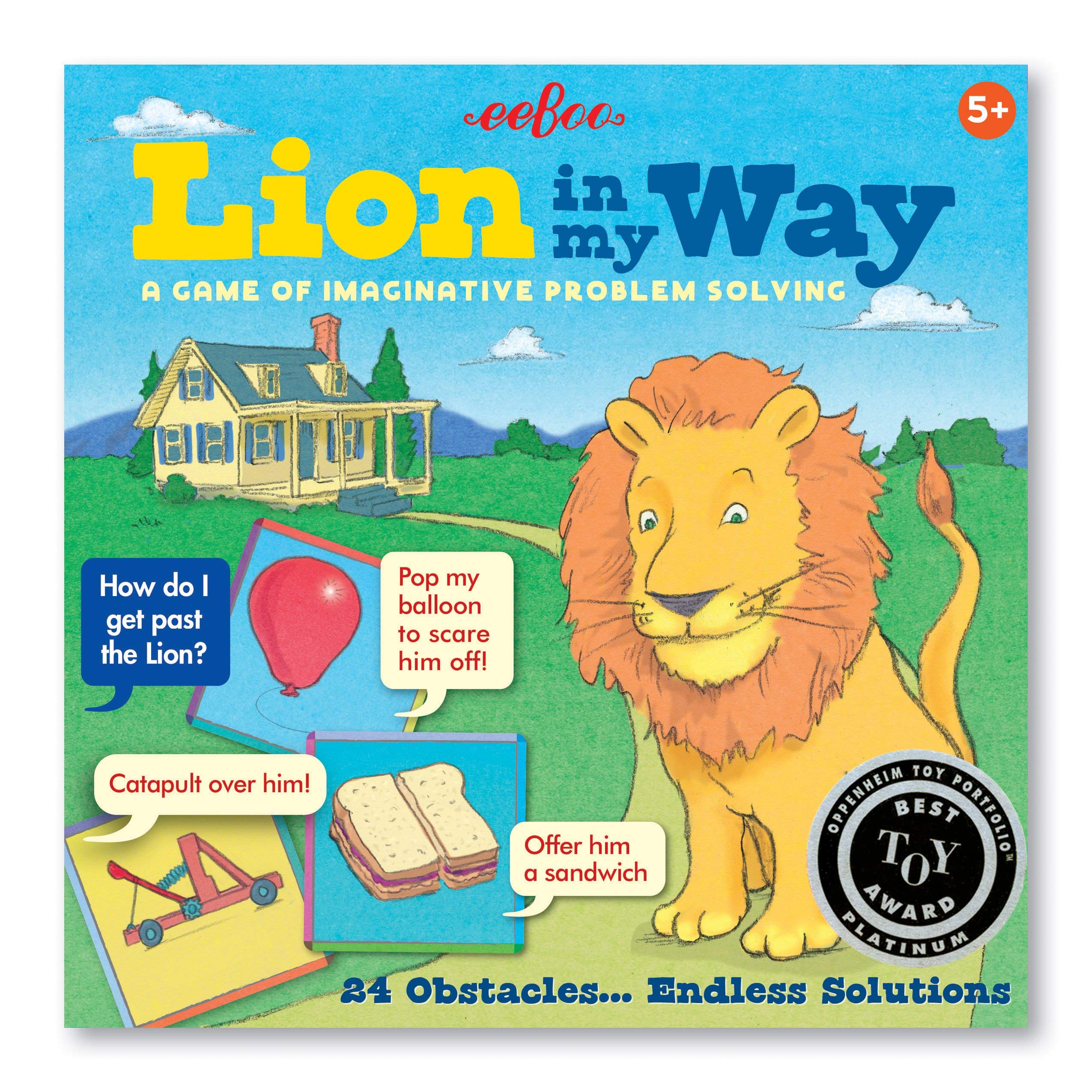 eeBoo Lion in my Way Game for 5 years