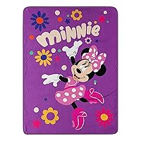 Northwest Minnie Mouse Micro Raschel Throw Blanket, 46