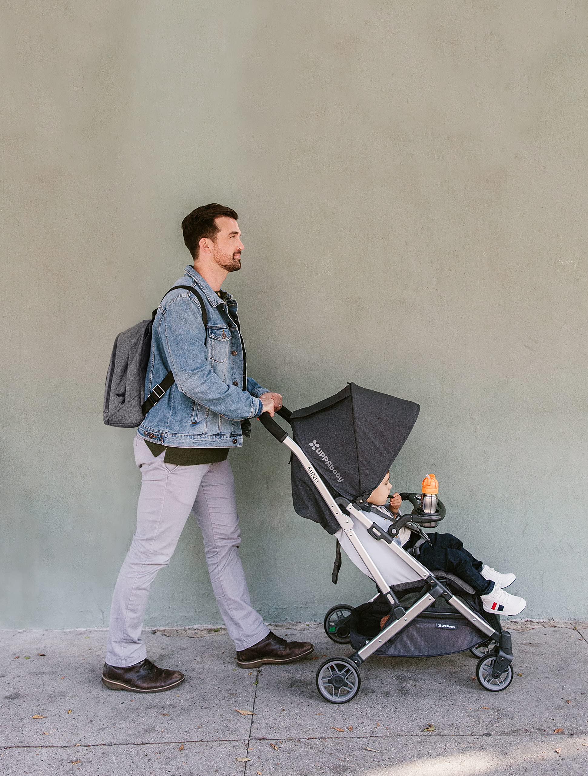 Changing Backpack - Greyson (chacoal Melange/Saddle Leather)