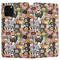 Wallet Case Replacement for Apple iPhone 12 Mini 11 Pro Max Xr Xs 10 X 8 Plus 7 6s SE Folio Kittens PU Leather Cover Kawaii Cats Snap Magnetic Pets Flip Animals Card Holder Cute Cartoon