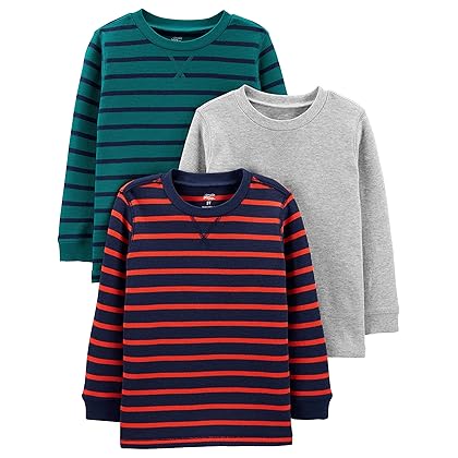 Simple Joys by Carter's Boys' Thermal Long-Sleeve Shirts, Pack of 3