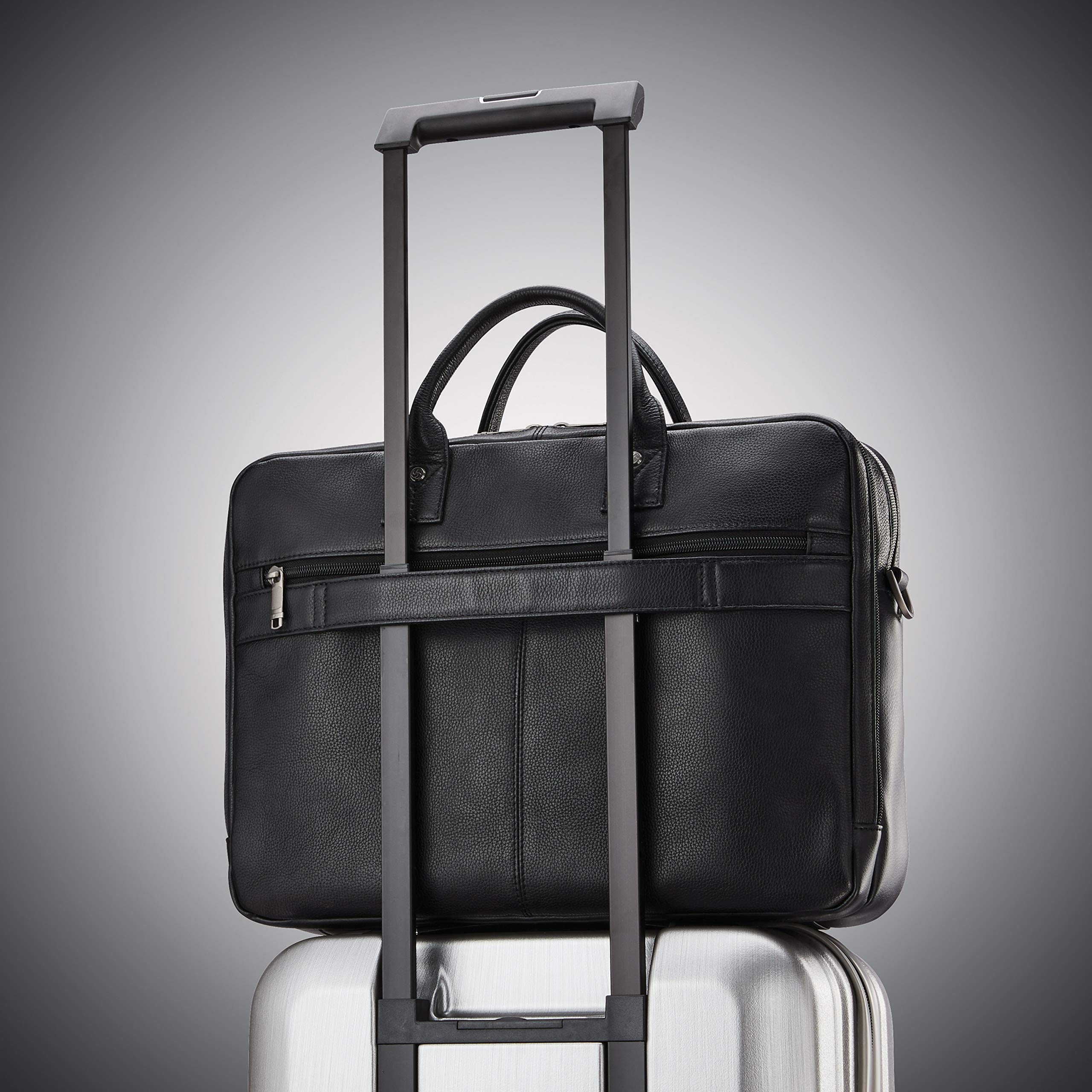 Samsonite Classic Leather Toploader Briefcase