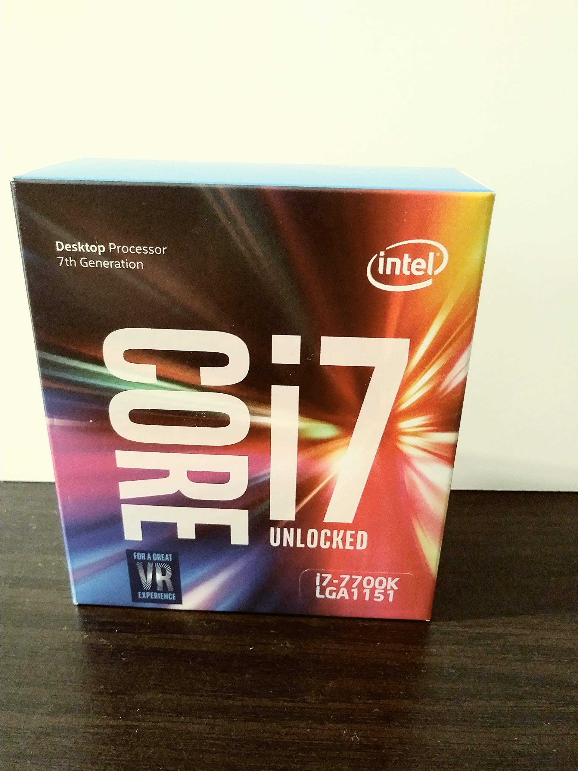 Intel Core i7-7700K Unlocked Processor 8M Cache, up to 4.50 GHz, Quad-Core Kaby Lake