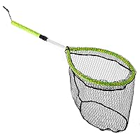 LastMemory Foreverlast YakNet Large Hoop Floatable Fishing Net, Green