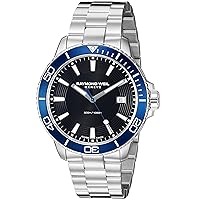 Raymond Weil Men's 'Tango 300' Quartz Stainless Steel Diving Watch, Color: Silver ; Dial Color - black-Toned (Model: 8260-ST3-20001)