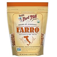Bob's Red Mill Organic Farro Grain, 24 Ounce (Pack of 4)