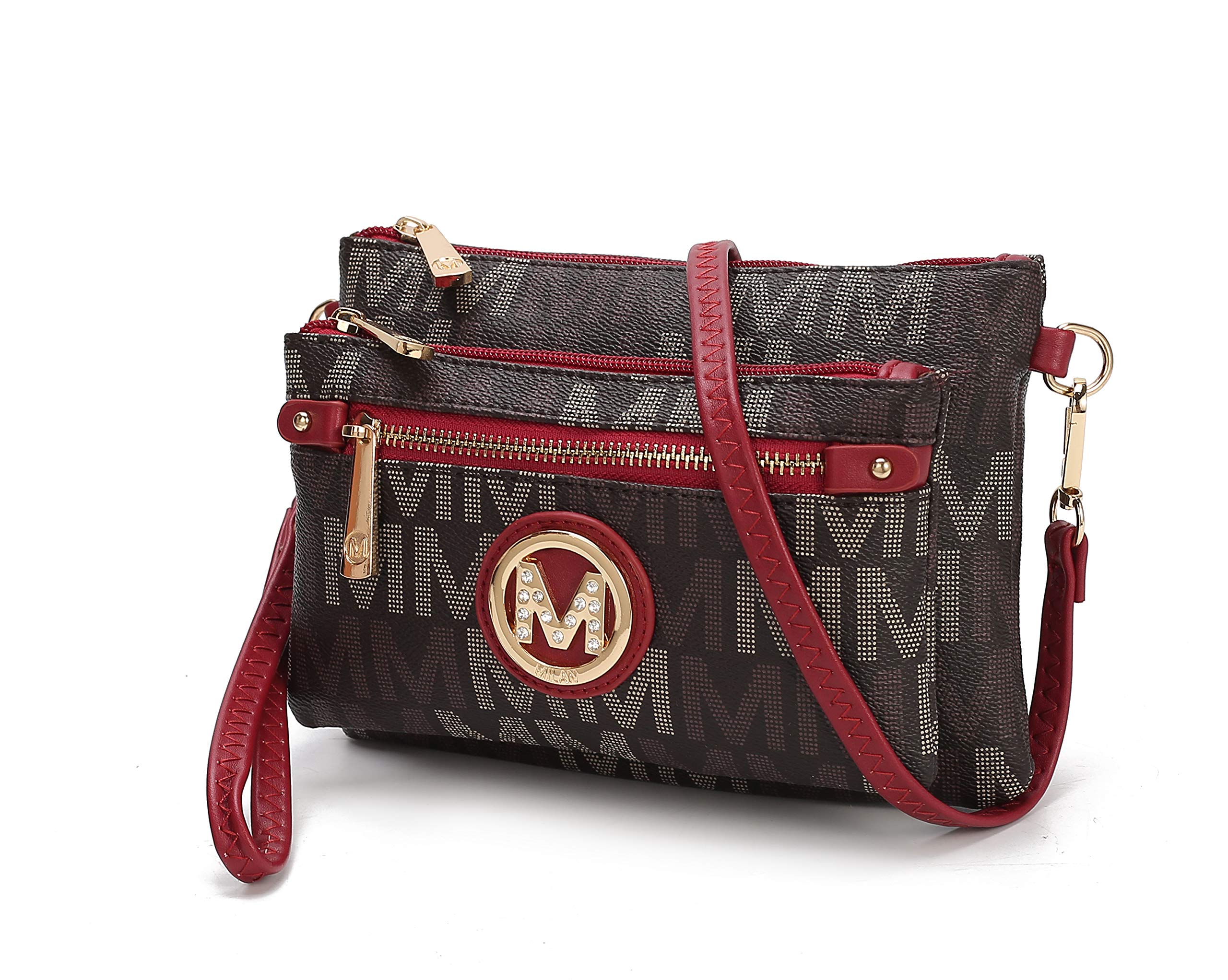 Mua MKF Crossbody Bag for Women, Wristlet Strap – PU Leather Shoulder  Handbag – Small Pocketbook Messenger Purse Black trên Amazon Mỹ chính hãng  2023 | Giaonhan247