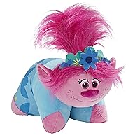 Pillow Pets DreamWorks Poppy Stuffed Animal – Trolls World Tour Plush Toy, 1 Count (Pack of 1) Pink