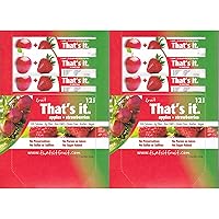 That's It Fruit Bars, Apple and Strawberry, Pack of 24 (2 Cases)