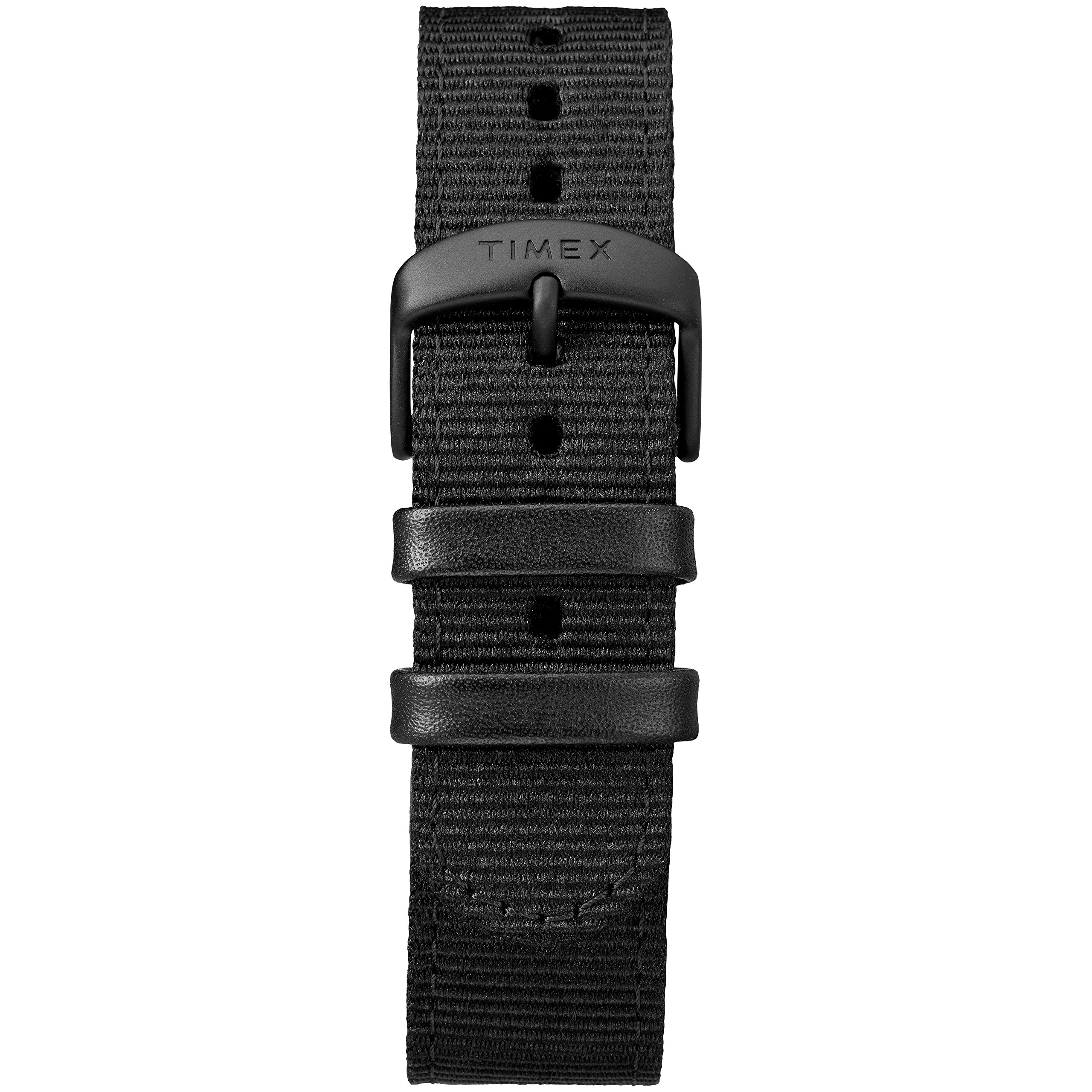 Timex Men's TW4B14200 Expedition Scout 40 Black Leather/Nylon Strap Watch