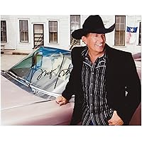 George Strait 8 X 10 Autograph Photo on Glossy Photo Paper