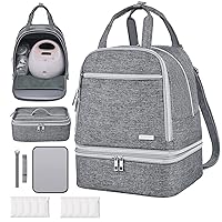 S1 Plus Premier Rechargeable Breast Pump with Grey Tote Premium Accessory  Kit - 28 mm