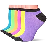 K. Bell Women's Fun Patterns & Designs Low Cut Socks-6 Pairs-Cool & Cute Novelty Gifts