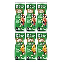 Gerber Organic for Baby Grain & Grow Puffs Snacks (Variety Pack)