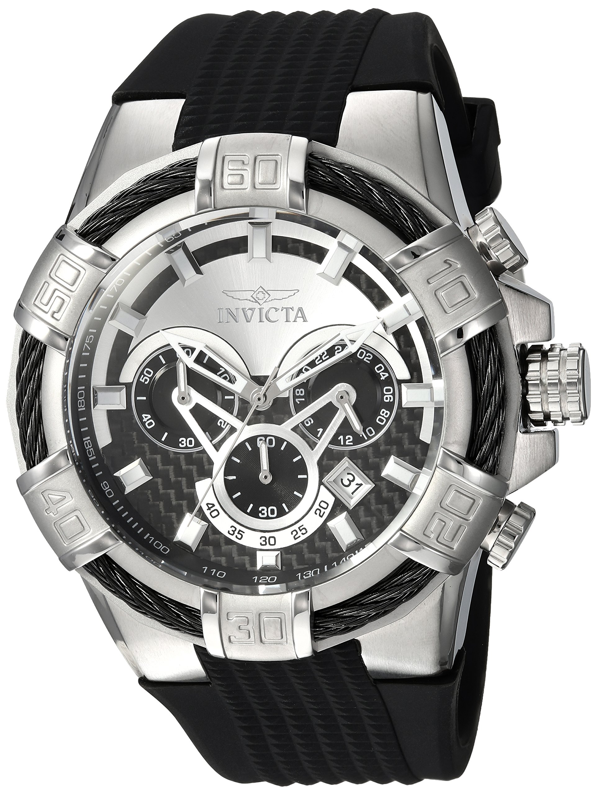 Invicta Men's 24691 Bolt Analog Display Quartz Black Watch