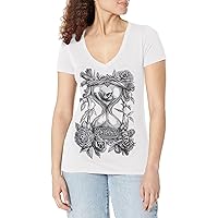 Metal Mulisha Womens Hourglass V-Neck T-Shirt