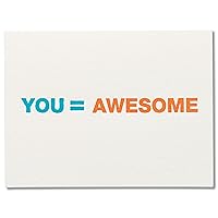 American Greetings Funny Thank You Card (You Equal Awesome)