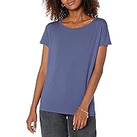 Amazon Essentials Women's Jersey Standard-Fit Short-Sleeve Boat-Neck T-Shirt (Previously Daily Ritual)