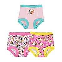 Paw Patrol Girls' Toddler Potty Training Pants with Chase, Skye & More with Success Chart & Stickers Size 18, 2t, 3t, 4t