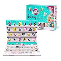 Disney Minis by ZURU Limited Edition Advent Calendar with 4 Exclusive Minis, Mystery Collectibles Toys Comes with 24 Minis