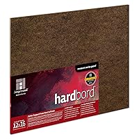 Ampersand Art Supply Hardboard Wood Painting Panel: Museum Series Hardbord, 12