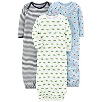 Simple Joys by Carter's Baby Boys' Cotton Sleeper Gown, Pack of 3