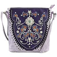Zelris Spring Bloom Western Concho Women Conceal Carry Crossbody Messenger