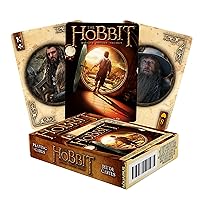 AQUARIUS The Hobbit Playing Cards - The Hobbit Themed Deck of Cards for Your Favorite Card Games - Officially Licensed The Hobbit Merchandise & Collectibles