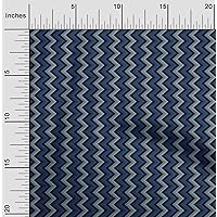 Polyester Lycra Fabric Chevron Geometric Fabric Prints by Yard 56 Inch Wide