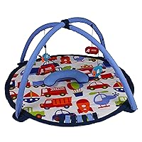 Bacati - Baby Activity Gyms & Playmats (Transportation Blue/Multi)