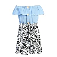 Cold Shoulder Romper Two Tone Casual Party Jumpsuit for Girl