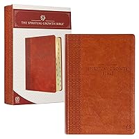 The Spiritual Growth Bible, Study Bible, NLT - New Living Translation Holy Bible, Faux Leather, Saddle Tan The Spiritual Growth Bible, Study Bible, NLT - New Living Translation Holy Bible, Faux Leather, Saddle Tan Imitation Leather Hardcover