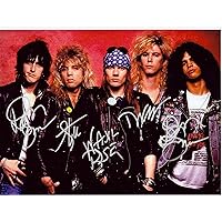 Kirkland Guns and Roses, Classic Rock Group, 8 X 10 Photo Autograph on Glossy Photo Paper