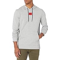 HUGO Regular Fit Square Logo Jersey Hooded Sweatshirt