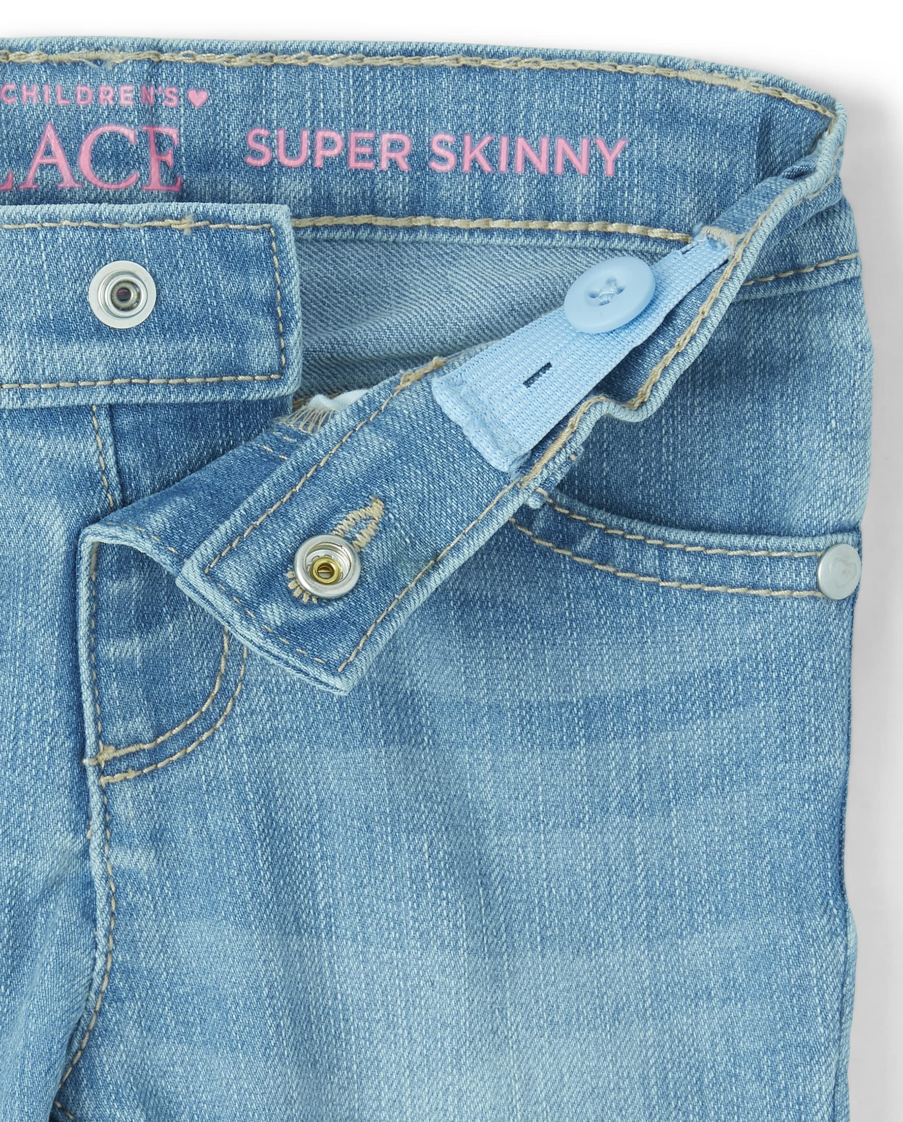 The Children's Place Baby Girls' and Toddler Multipack Basic Super Skinny Jeans
