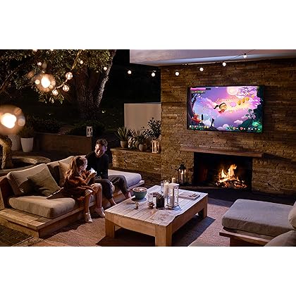 Samsung 65-inch Class QLED The Terrace Outdoor TV - 4K UHD Direct Full Array 16X Quantum HDR 32X Smart TV with Alexa Built-in (QN65LST7TAFXZA, 2020 Model) with Amazon Smart Plug (Renewed)