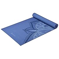 Yoga Mat - Premium 5mm Print Thick Non Slip Exercise & Fitness Mat for All Types of Yoga, Pilates & Floor Workouts (68