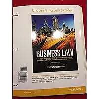 Business Law, Student Value Edition Business Law, Student Value Edition Hardcover Loose Leaf