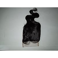 3.54 Lace Closure 100% Soft Peruvian Virgin Hair Human Hair Body Wave #1b (20