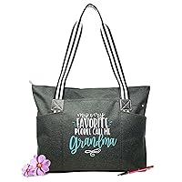 Brooke & Jess Designs Grandma Gifts, Nana Gifts Tote Bag - Perfect for Work, Gift for Granny, Mother's Day from Grandkids