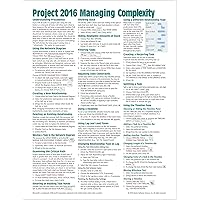Microsoft Project 2016 Quick Reference Guide Managing Complexity - Windows Version (Cheat Sheet of Instructions, Tips & Shortcuts - Laminated Card) Microsoft Project 2016 Quick Reference Guide Managing Complexity - Windows Version (Cheat Sheet of Instructions, Tips & Shortcuts - Laminated Card) Pamphlet