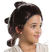 Rubie's Star Wars Episode-VII Rey Child's Wig, Multicolor