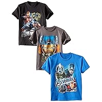 Marvel Avengers Boys' Three-Pack T-Shirt