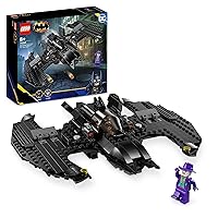 LEGO 76265 DC Batwing: Batman vs. The Joker Set, Iconic Airplane Toy from 1989 Movie with 2 Minifigures, Classic Superheroes Playset, Gift for Kids, Boys and Girls