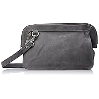 Convertible Handbag/Clutch/Shoulder Bag, Charcoal, One Size