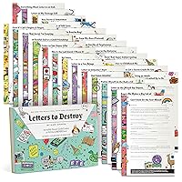 Knock Knock Letters to Destroy Fill-In Letters: An Incredibly Honest Set of 25 Guided Letters To Never Send (2 Each, 50 Total Letters)
