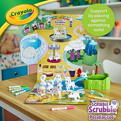 Crayola Scribble Scrubbie Peculiar Zoo, Amazon Exclusive, Kids Toy, Gift for Kids, Ages 3, 4, 5, 6